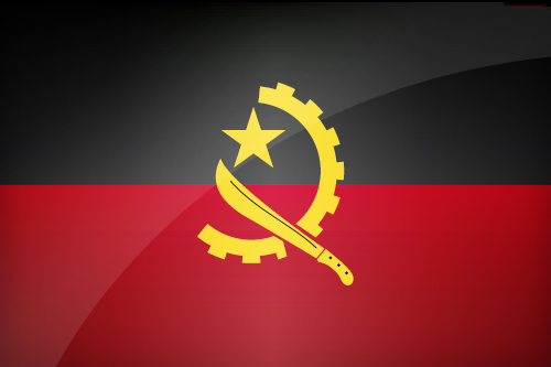 Large Angolan flag
