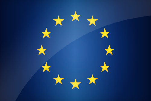 Large European flag