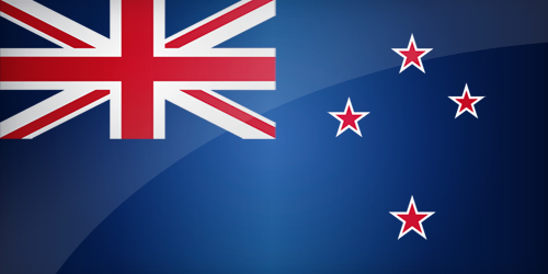 Large New Zealander flag