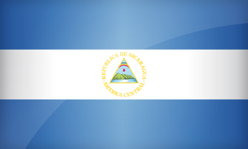 Large Nicaraguan flag