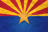 Arizona Flag Paper Texture