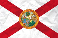 Florida Flag Paper Texture