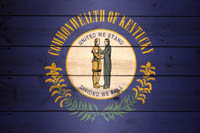 Flag Kentucky Wood Texture